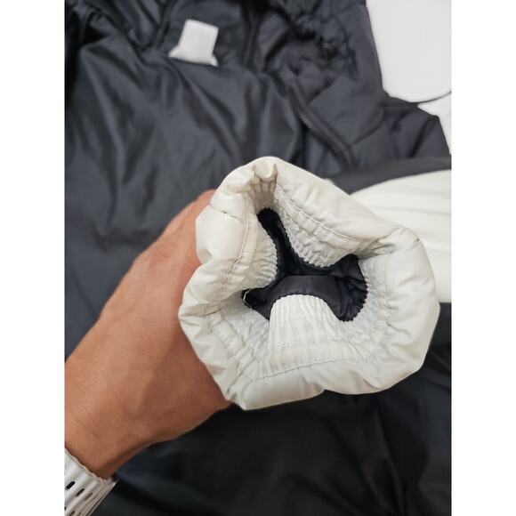 Men's NIKE SPORTSWEAR Therma-fit SYNTHETIC JACKET Size XL BLACK & white Parka - Picture 9 of 9